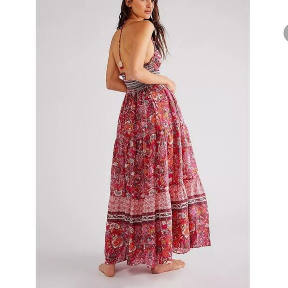 NWT Free People Real Love Maxi Dress Boho Flowy Summer Size XL - Picture 8 of 8